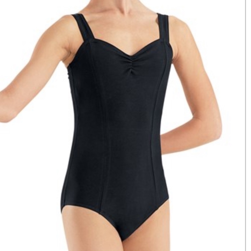 Black basic leotard